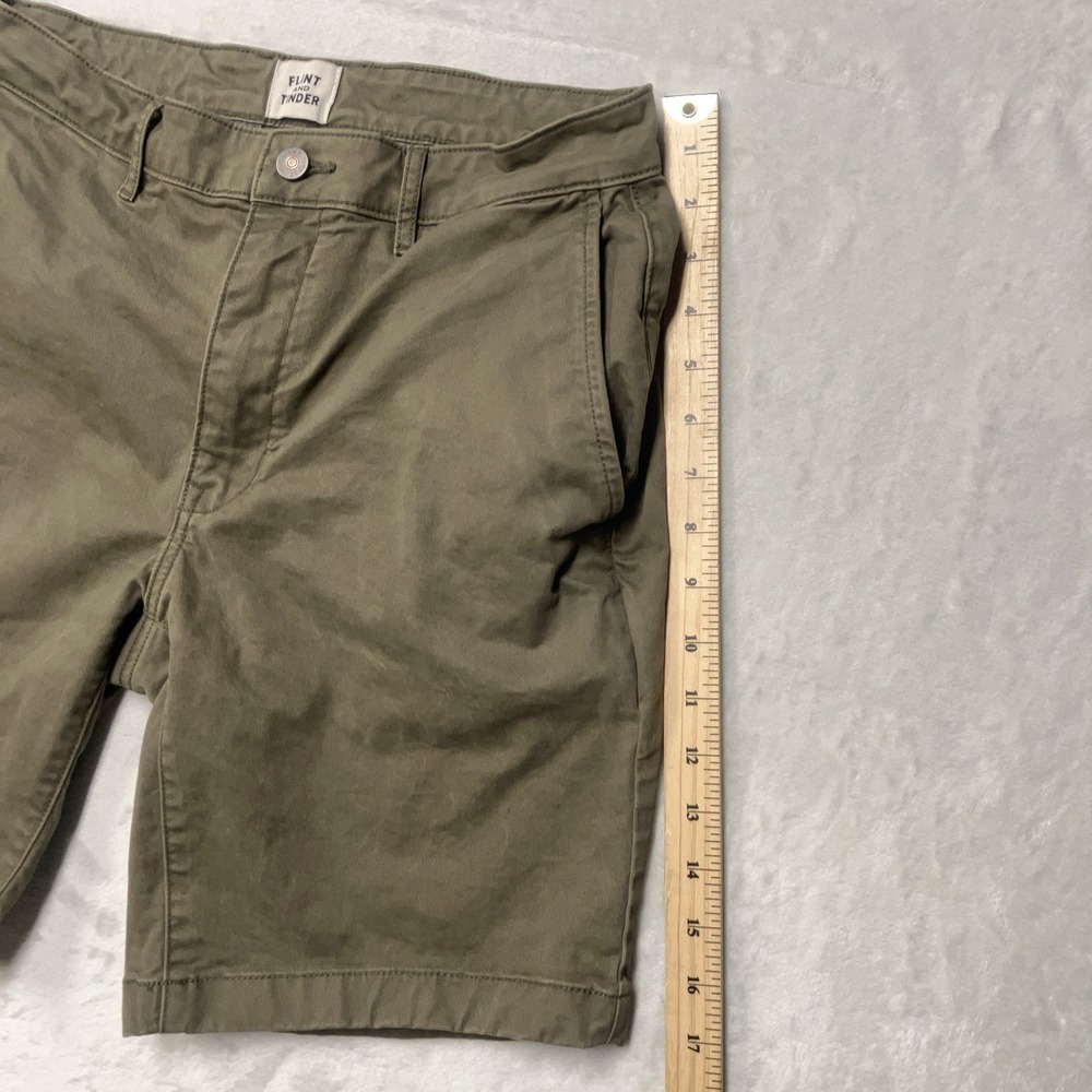 Flint & Tinder 365 Chino Shorts Mens 30 8" Inseam Green Heavy Twill Huckberry - Picture 7 of 9